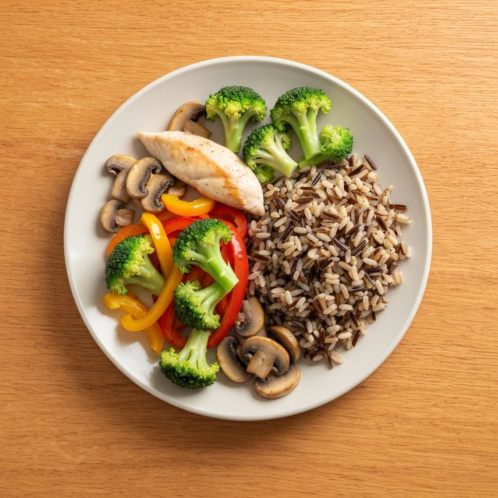 Balanced traditional meal